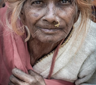 Woman, Udaipur market, India.