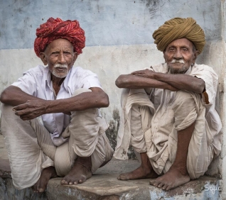 Two friends, Narlai, India.