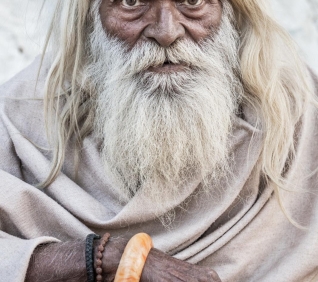 Old man, Puskar, India.